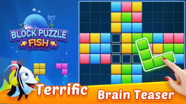 Block Puzzle Fish(方块拼图鱼官方版) 软件截图